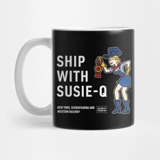 NYS&W RR SHIP WITH SUSIE-Q Mug